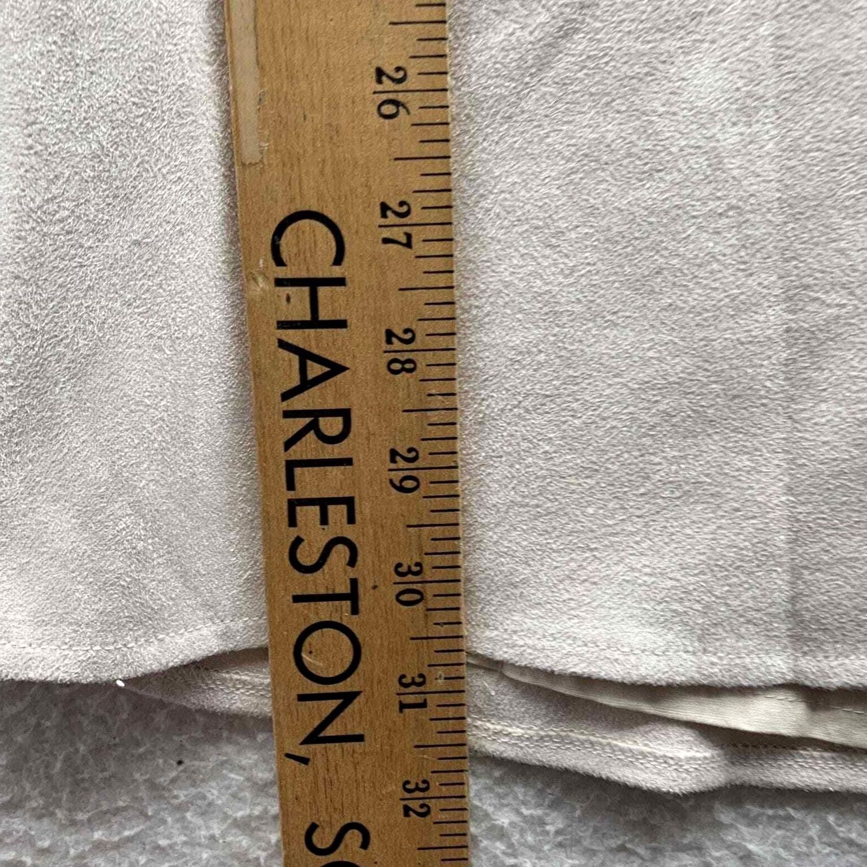 Vintage Free People Lenni Shift Dress Womens Small S Anthropologie Faux Suede Cream Size S / US 4 / IT 40 - 7 Thumbnail