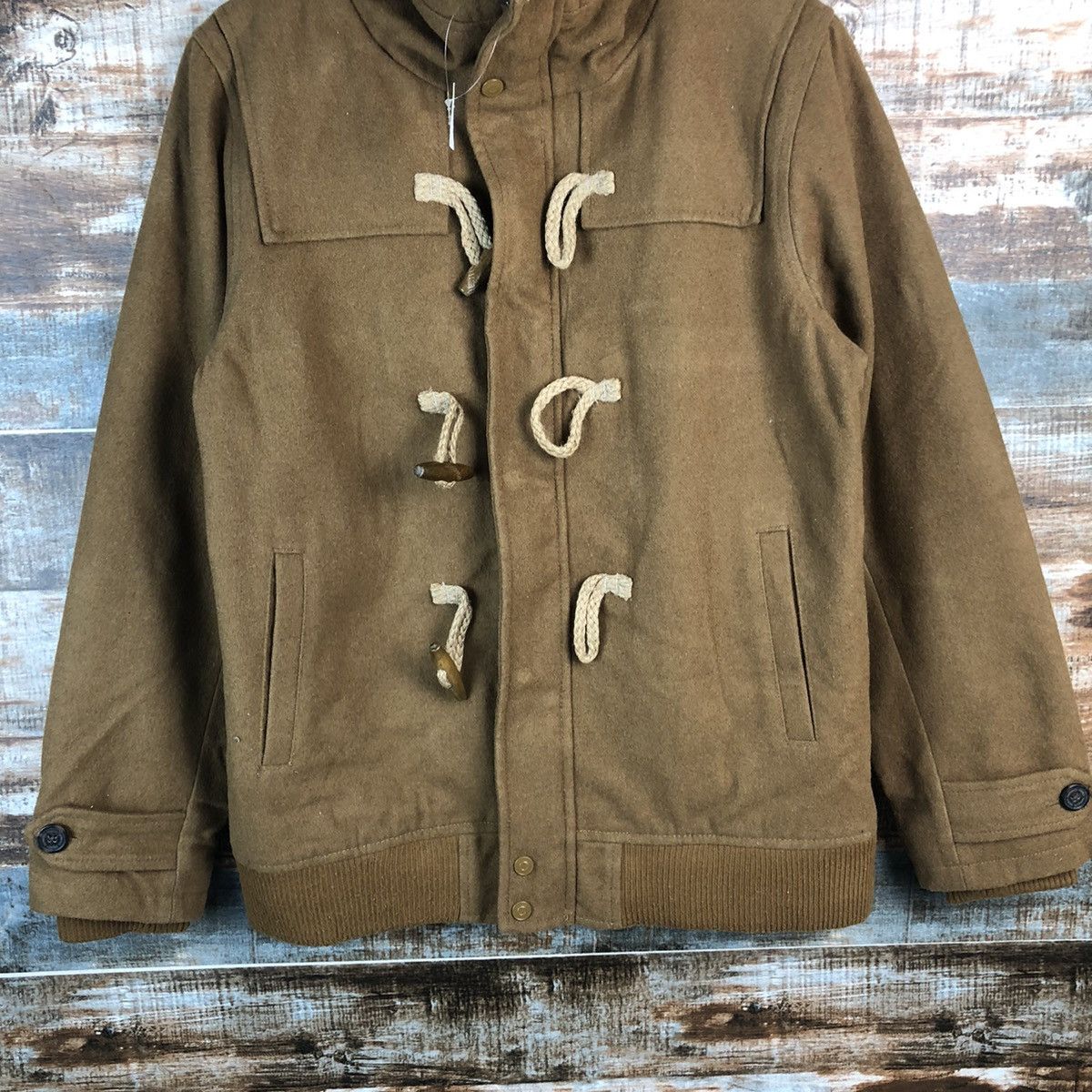 Ciaopanic Ciaopanic Brown hoodie Heavy Coats #A1303 Size US M / EU 48-50 / 2 - 6 Thumbnail