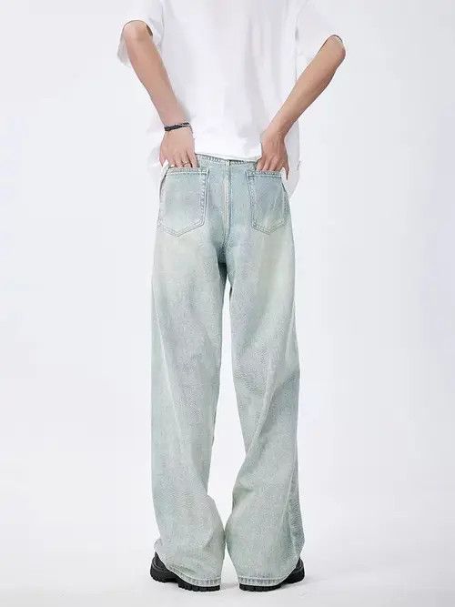Japanese Brand Kanako x Inoue Light Blue High Street Vintage Loose Jeans Size US 32 / EU 48 - 1 Thumbnail