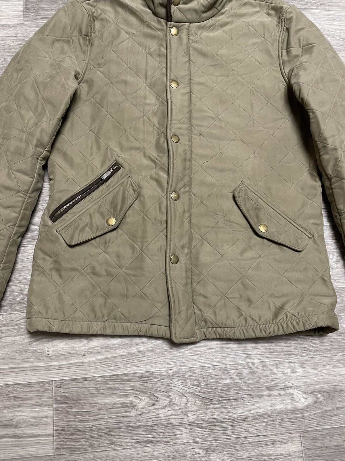 Barbour Vintage Barbour Bowden Fleece Lined Quilted Jacket Size US L / EU 52-54 / 3 - 3 Thumbnail