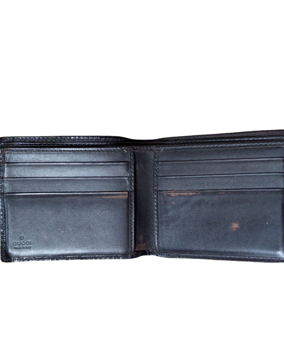 Gucci 🇮🇹MADE IN ITALY🇮🇹 GUCCI Leather Wallet Size ONE SIZE - 2 Thumbnail