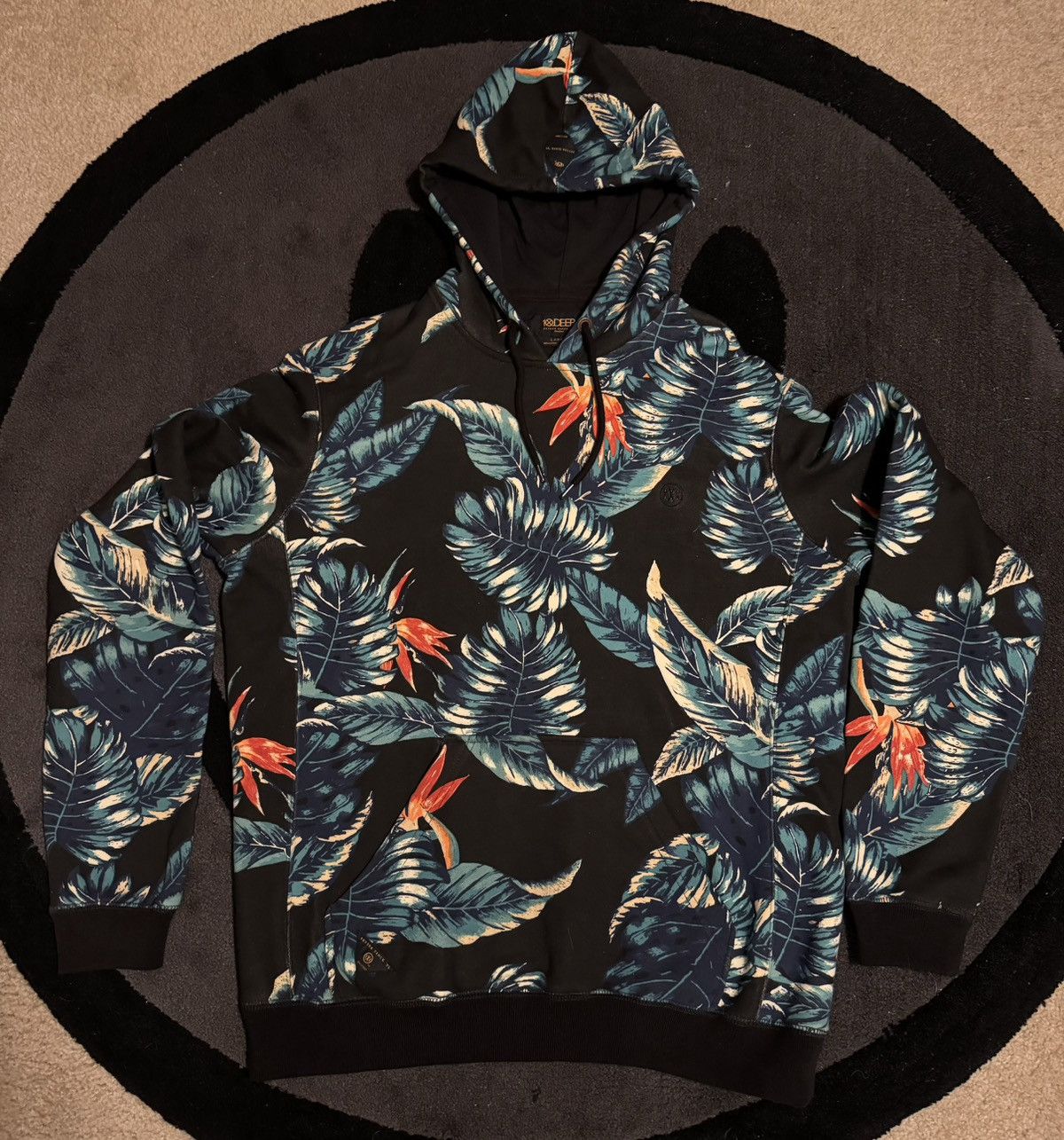 Floral supreme hoodie hotsell