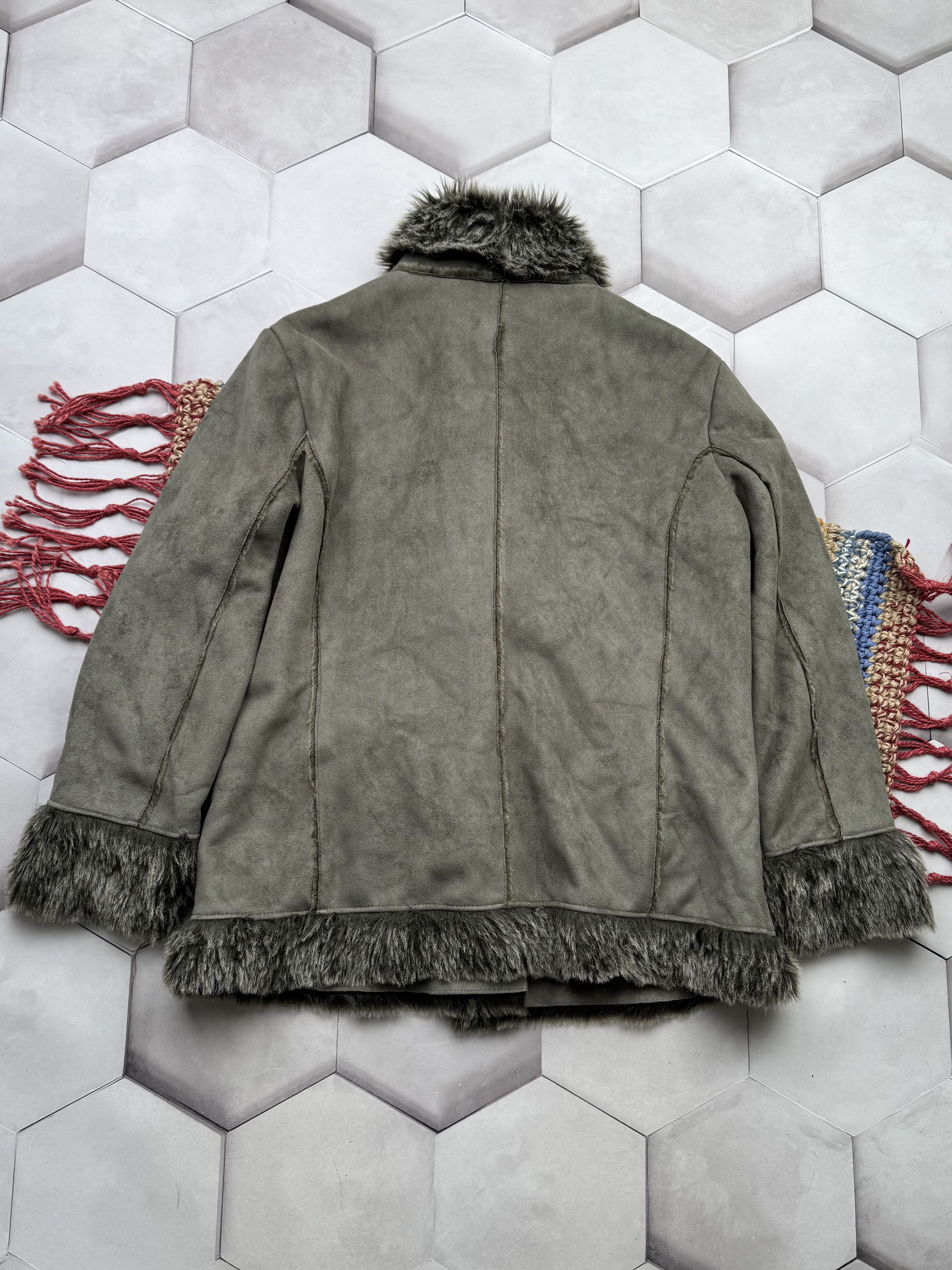 Vintage Vintage Faux Sheepskin Coat (E4) Size L / US 10 / IT 46 - 5 Thumbnail