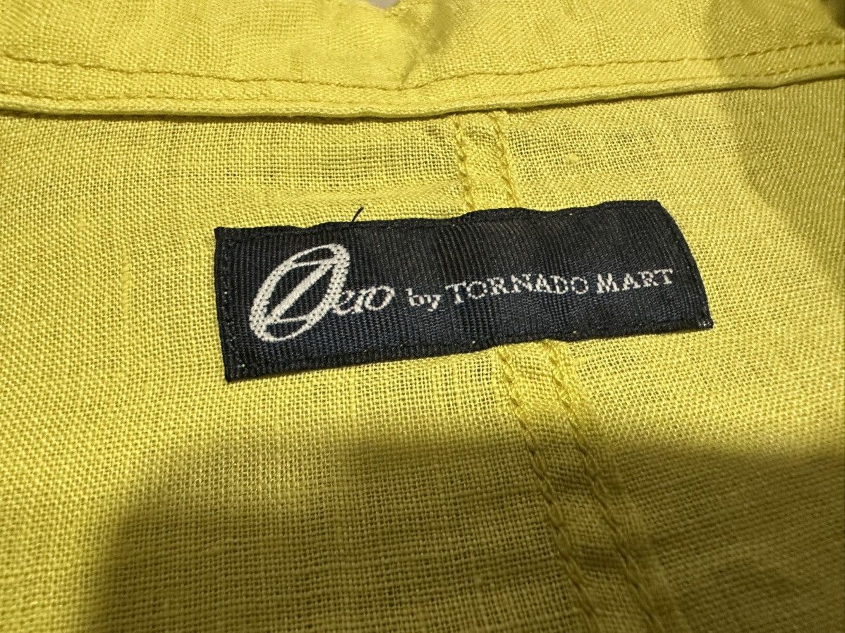 Hysteric Glamour × If Six Was Nine × Tornado Mart 🔥Sick Y2K Tornado Mart Linen Shirt Long Sleeve Size US L / EU 52-54 / 3 - 4 Thumbnail
