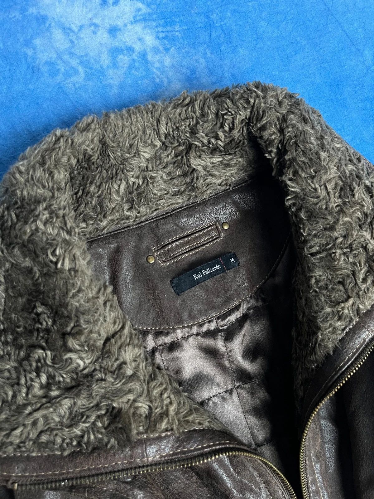 Vintage Vintage Avant Garde Leather Jacket Japan Style with Faux Fur Size US M / EU 48-50 / 2 - 5 Thumbnail