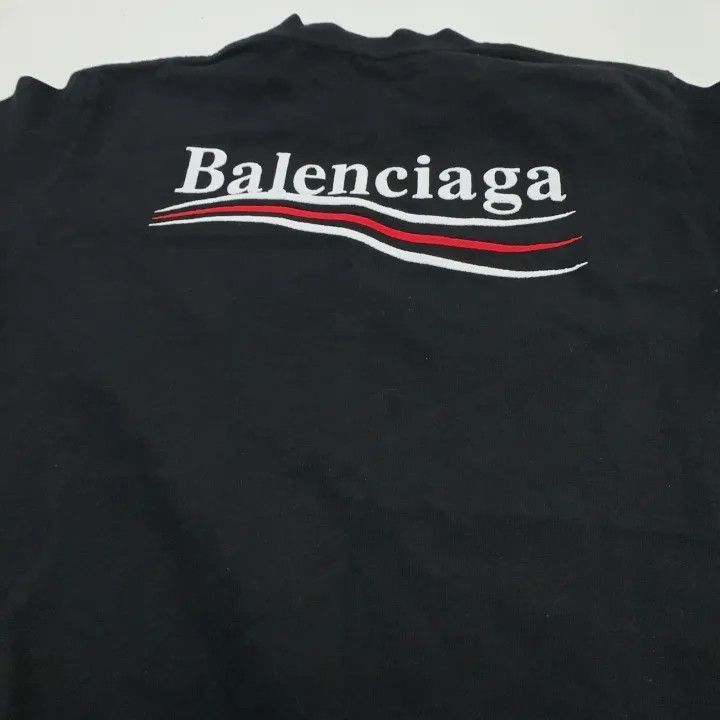 Balenciaga Balenciaga Logo T-Shirt with Short Sleeves 0079-2507 Size S / US 4 / IT 40 - 8 Thumbnail