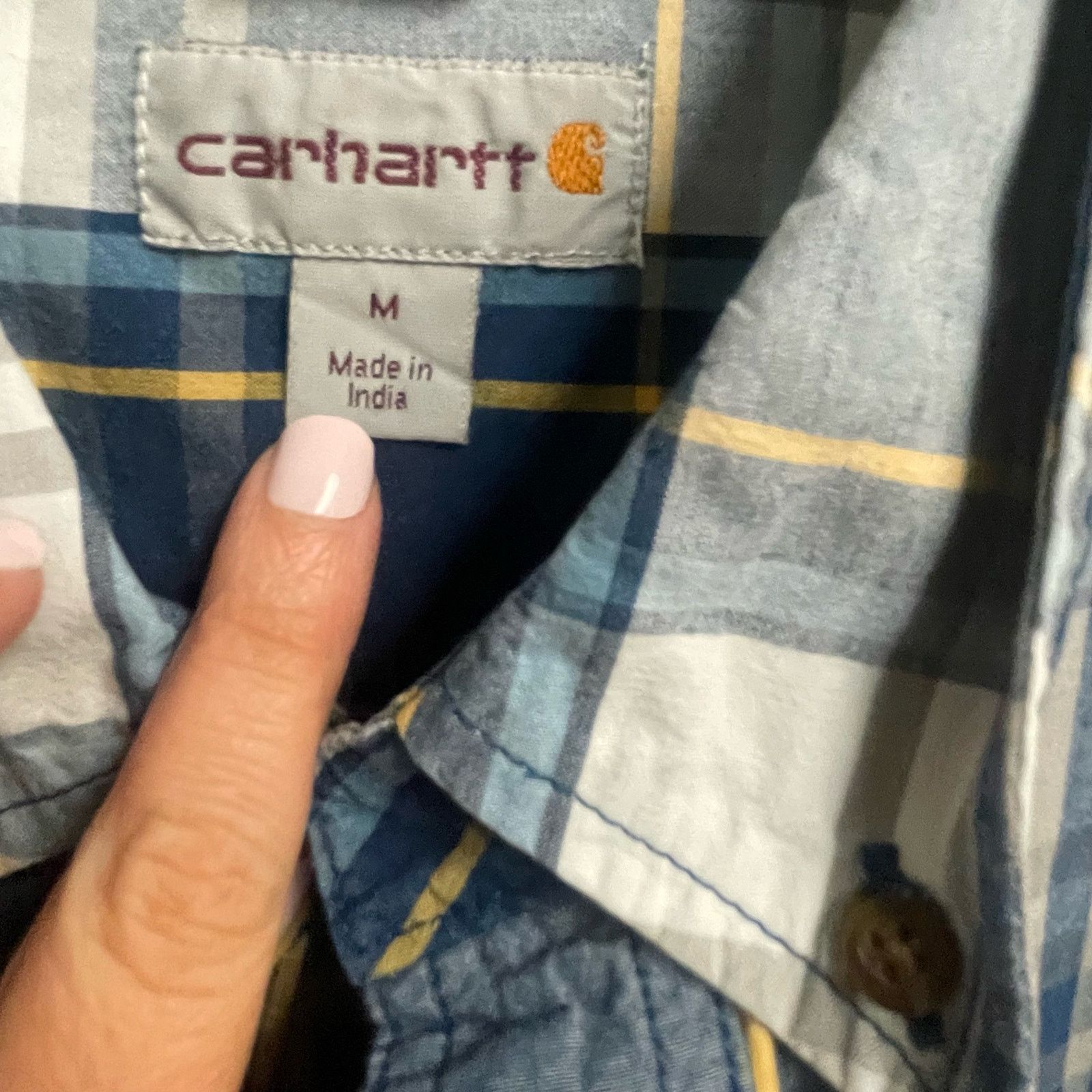 Carhartt Carhartt Medium Short Sleeve Plaid Button Down Shirt Relaxed Size US M / EU 48-50 / 2 - 4 Thumbnail
