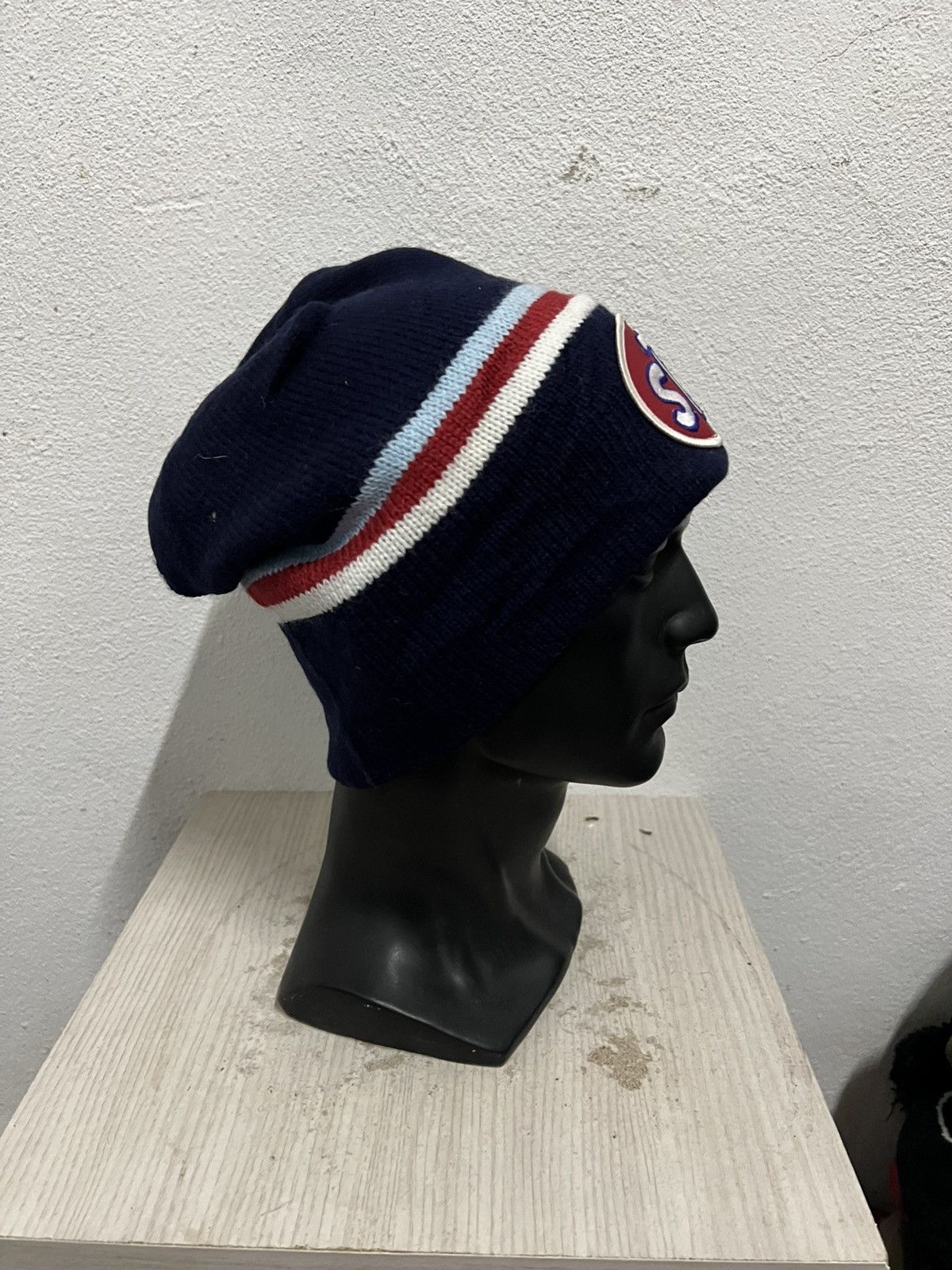 Vintage Vintage STP Racing Sport Big Logo Beanie Hat Size ONE SIZE - 4 Thumbnail
