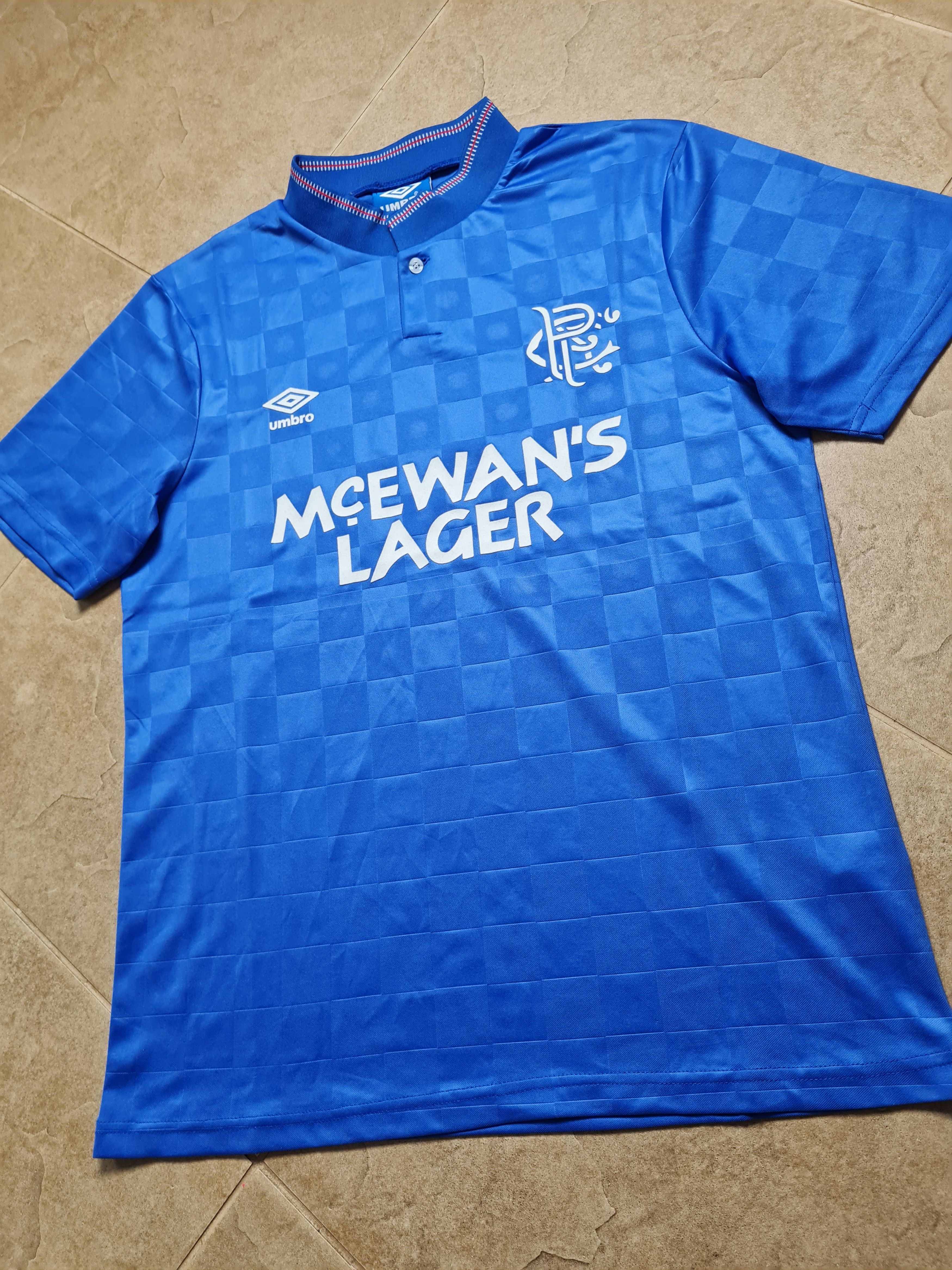 Umbro RETRO JERSEY GLASGOW RANGERS 1988/1989 SOCCER FOOTBALL SHIRT Size US M / EU 48-50 / 2 - 3 Thumbnail