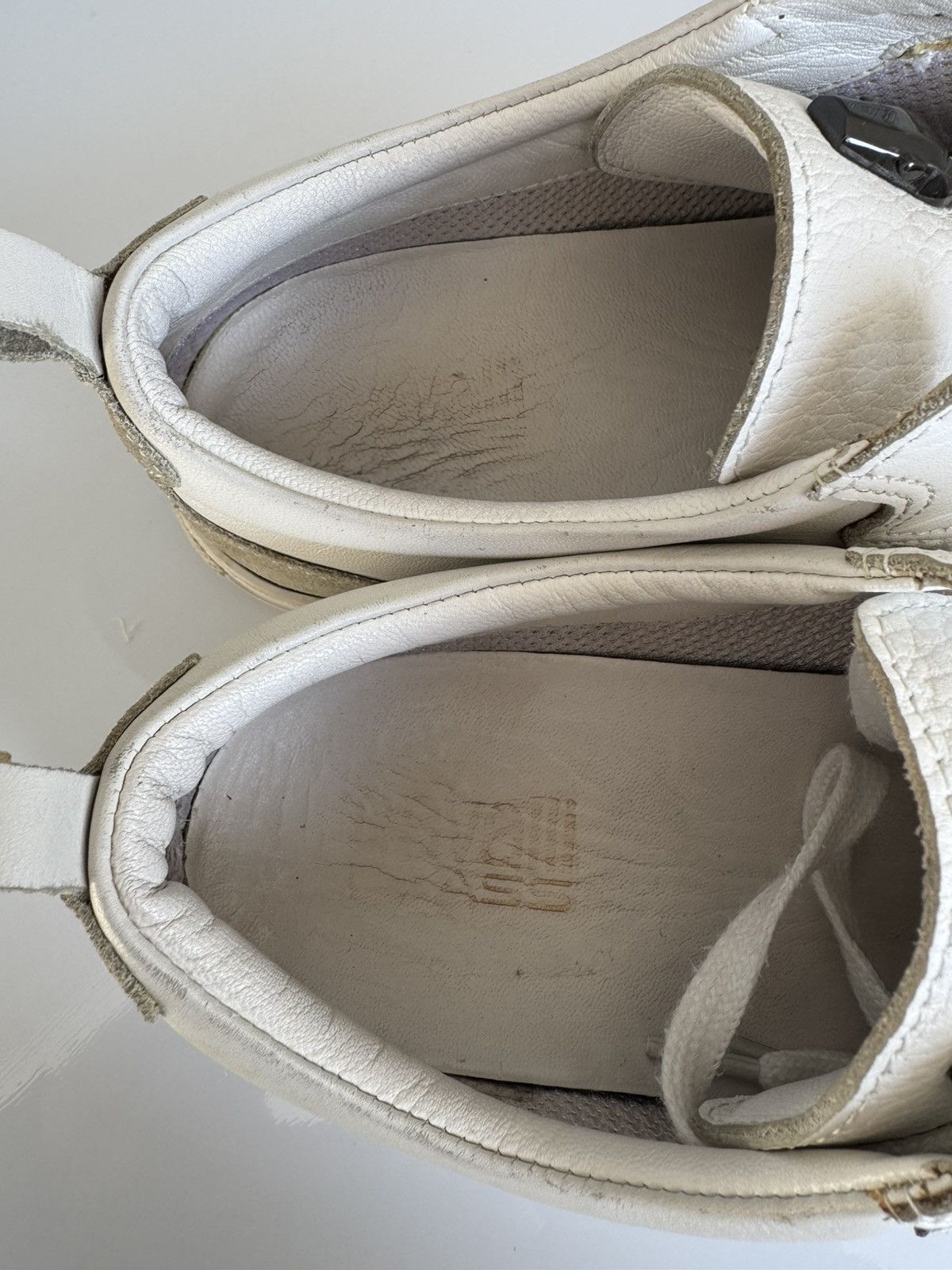 Cavalli Class Cavalli Class Leather Sneakers White Suede Low Top Size US 9 / EU 42 - 11 Thumbnail
