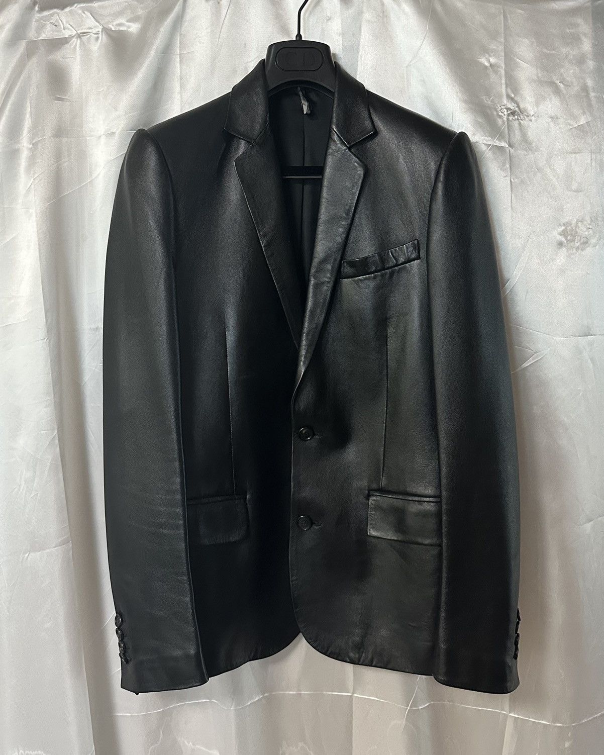 Dior Homme Leather Jacket | Grailed