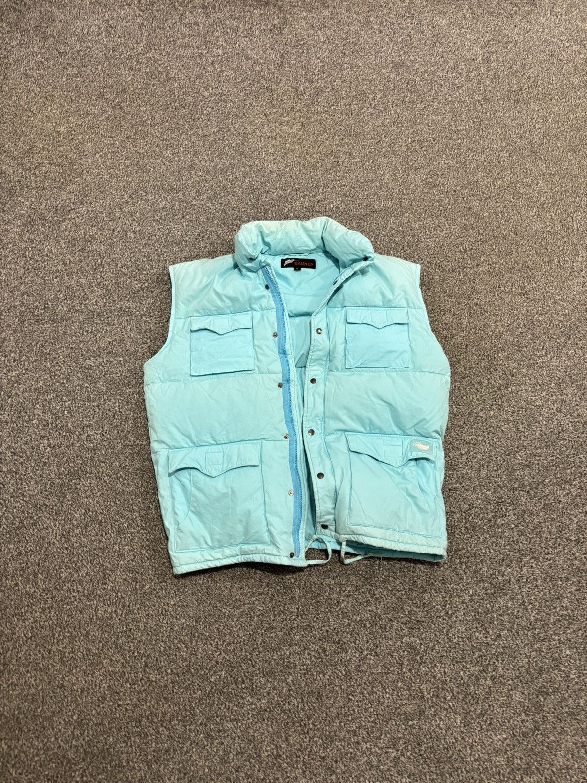 Japanese Brand × Vintage Vintage Baby Blue Puffer Vest Size US L / EU 52-54 / 3 - 1 Thumbnail