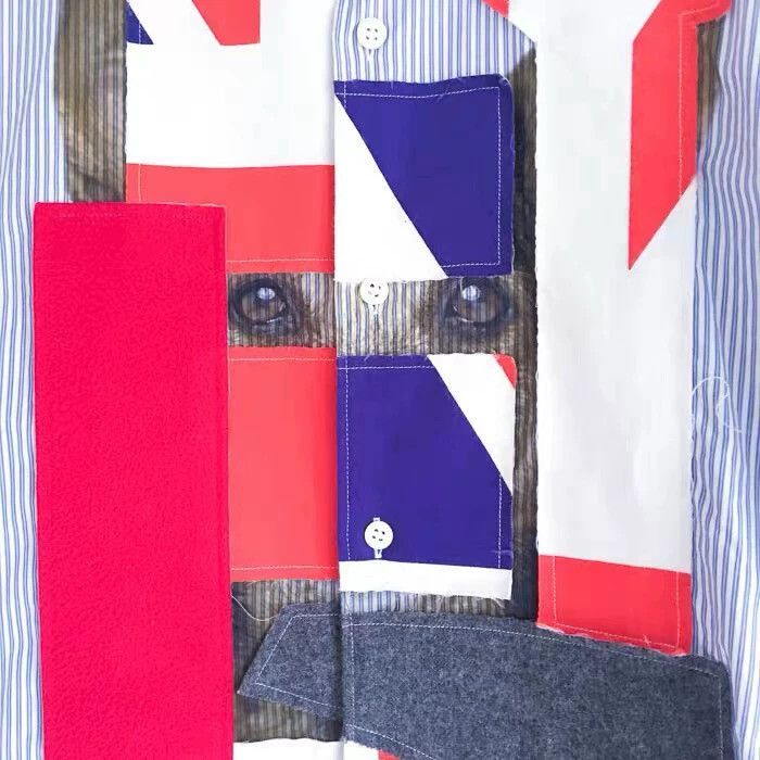Comme des Garcons Comme Des Garcons Dog Head Patchwork Stripe Shirt Size S / US 4 / IT 40 - 5 Thumbnail