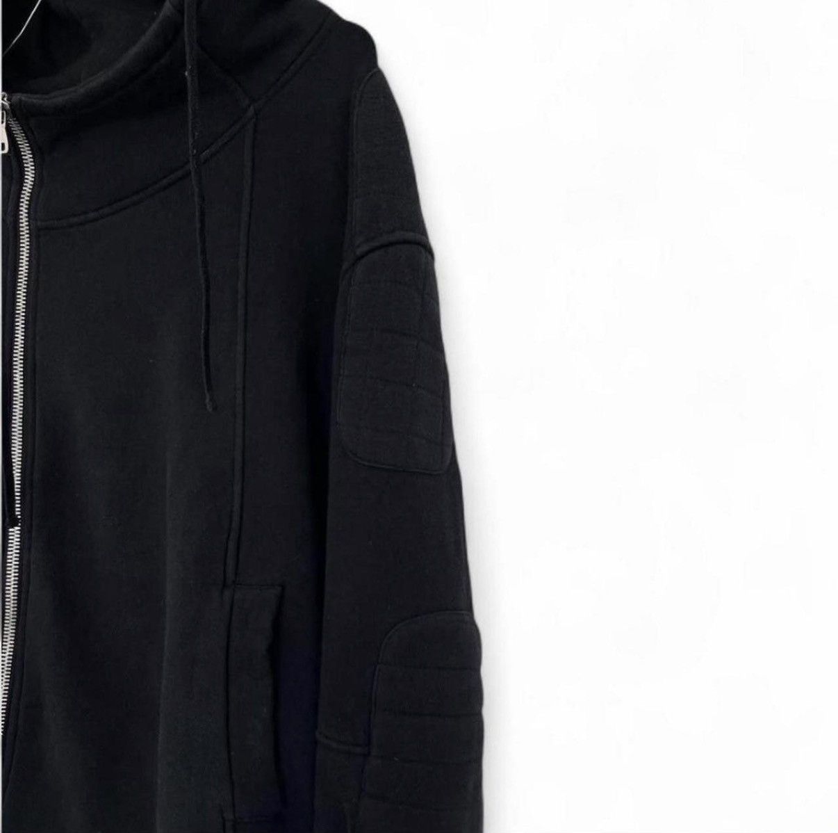 Balmain Christophe Decarnin Balmain AW10 Asymmetric Zip Hoodie Size US M / EU 48-50 / 2 - 3 Thumbnail