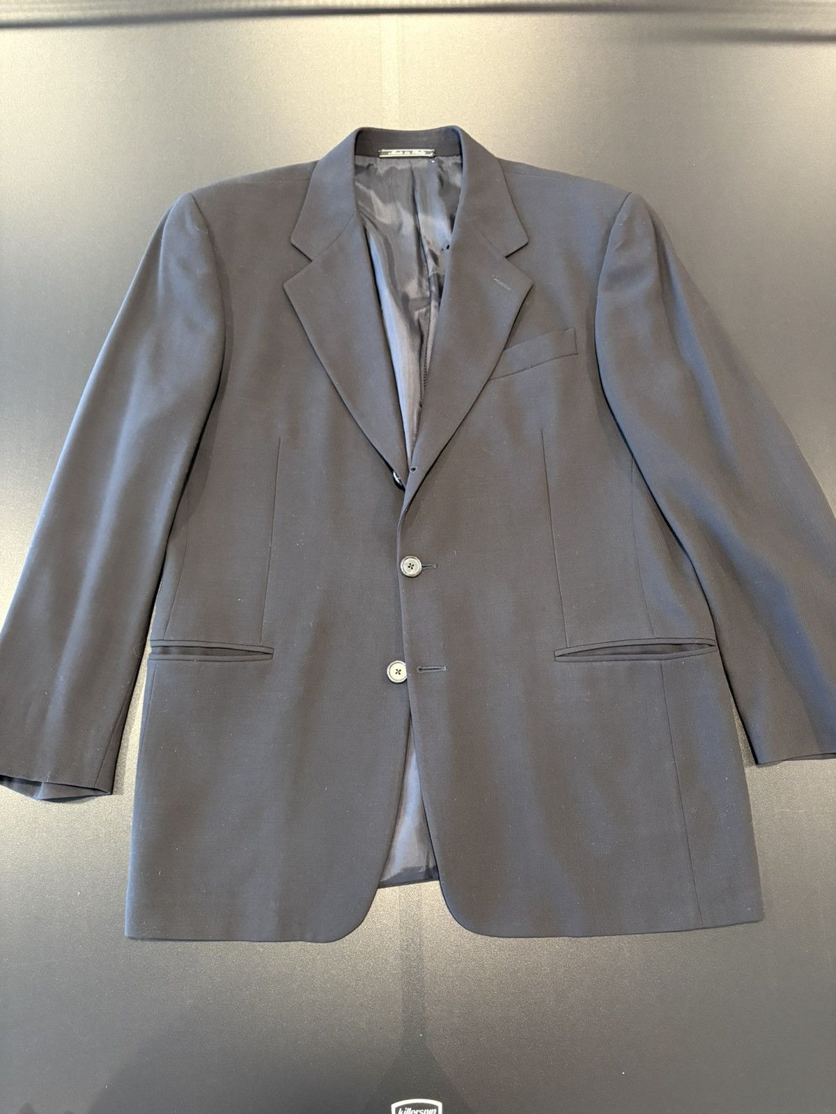 Gianfranco Ferre Vintage 90s Gianfranco Ferré Navy Wool Suit Italy 42R Size 42R - 1 Thumbnail