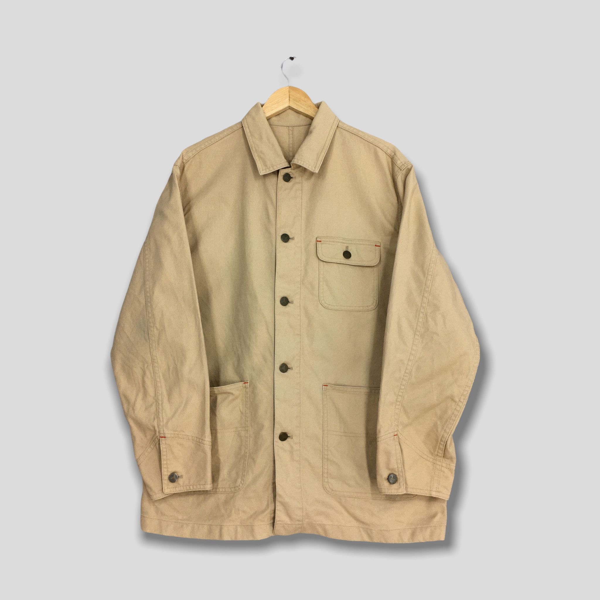 Japanese Workers Jeans Chore Barn Field Casual Jacket Large