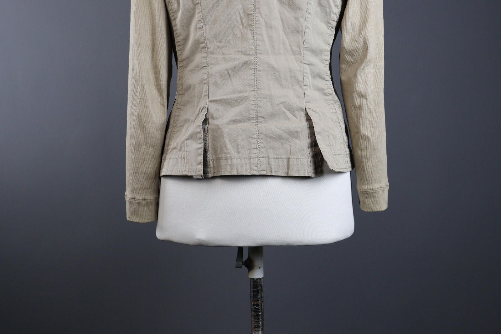 Designer Marc Cain Ivory Tedo 2 Pockets Casual Blazer Jacket Size 4 Size S / US 4 / IT 40 - 7 Thumbnail