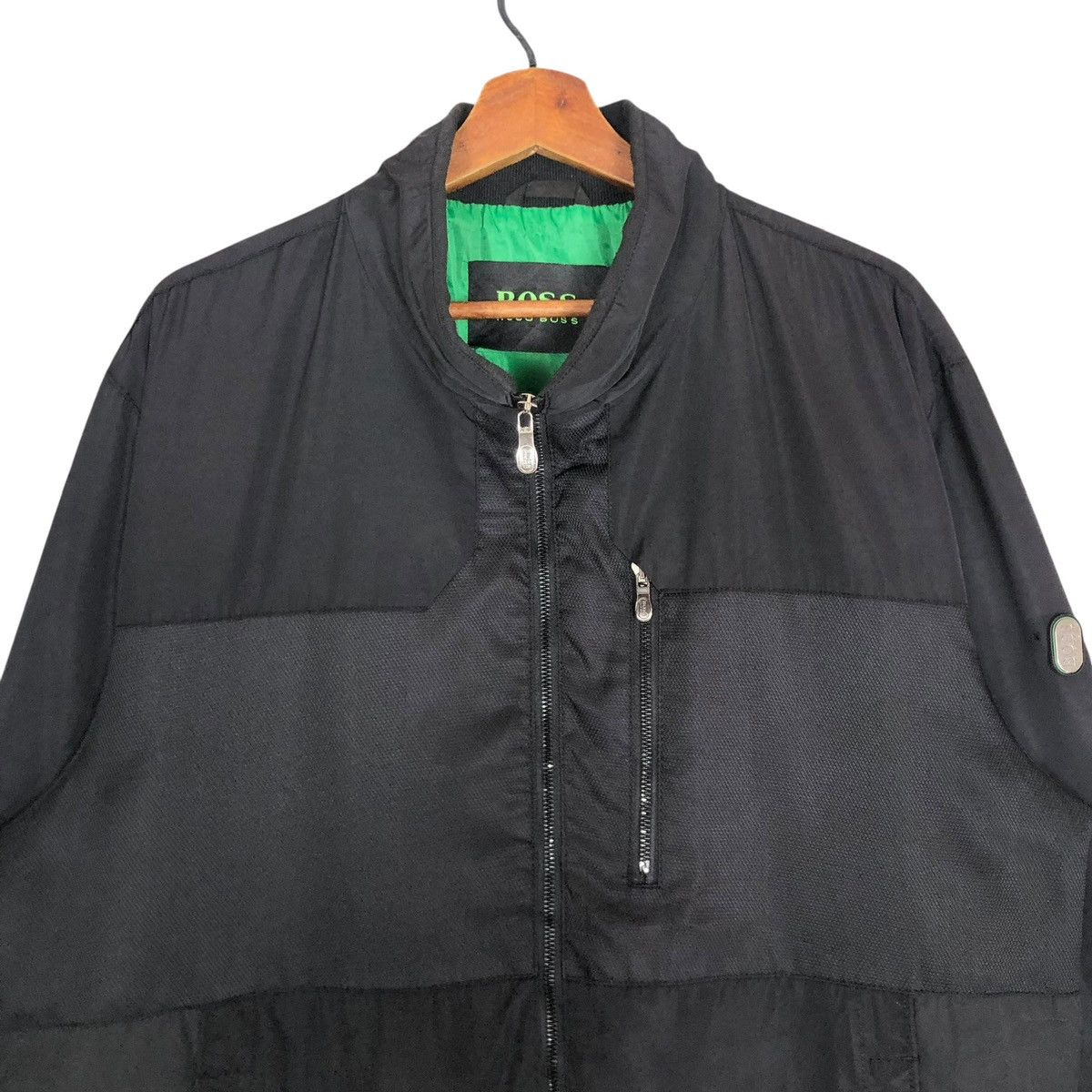 Hugo Boss Vintage Hugo Boss Jacket Sweater Full Zipp Up Designer Size US L / EU 52-54 / 3 - 7 Thumbnail