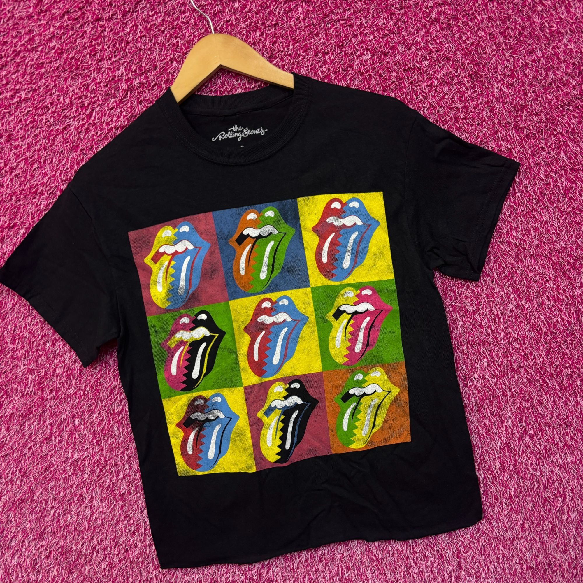 The Rolling Stones The Rolling Stones Warhol Pop Art Hot Lips Rock Crop Top S Size US S / EU 44-46 / 1 - 3 Thumbnail