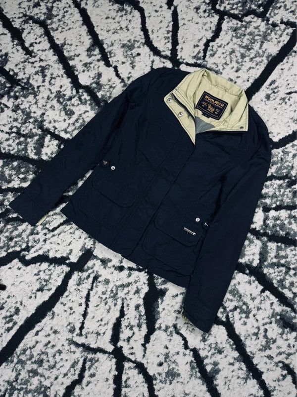 Other Woolrich Lightweight Jacket Navy Blue Logo S Size S / US 4 / IT 40 - 2 Thumbnail