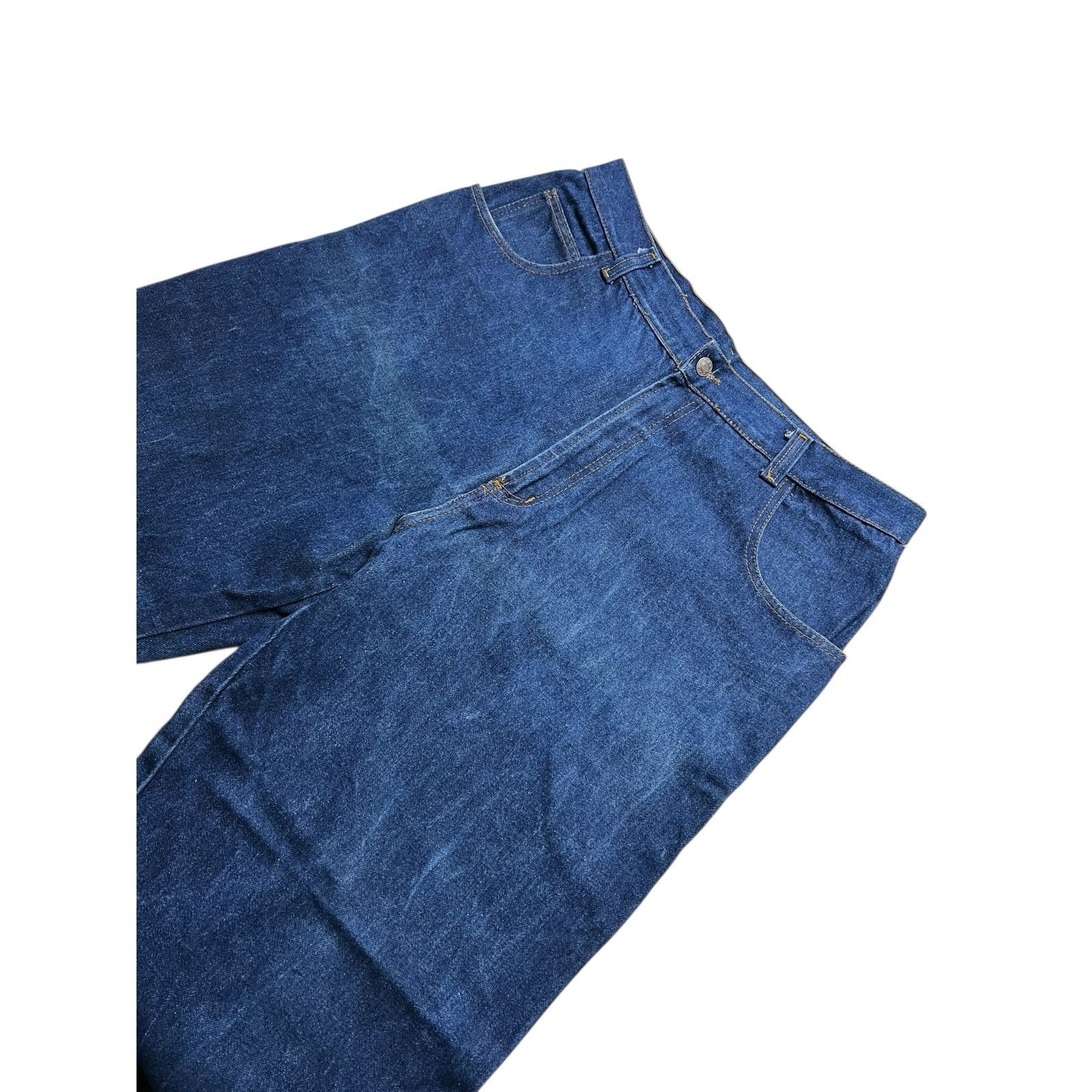 Vintage Vintage 80s Carpenter Workwear Denim Jeans Sz 38 Actua 36x28 Size US 38 / EU 54 - 9 Thumbnail