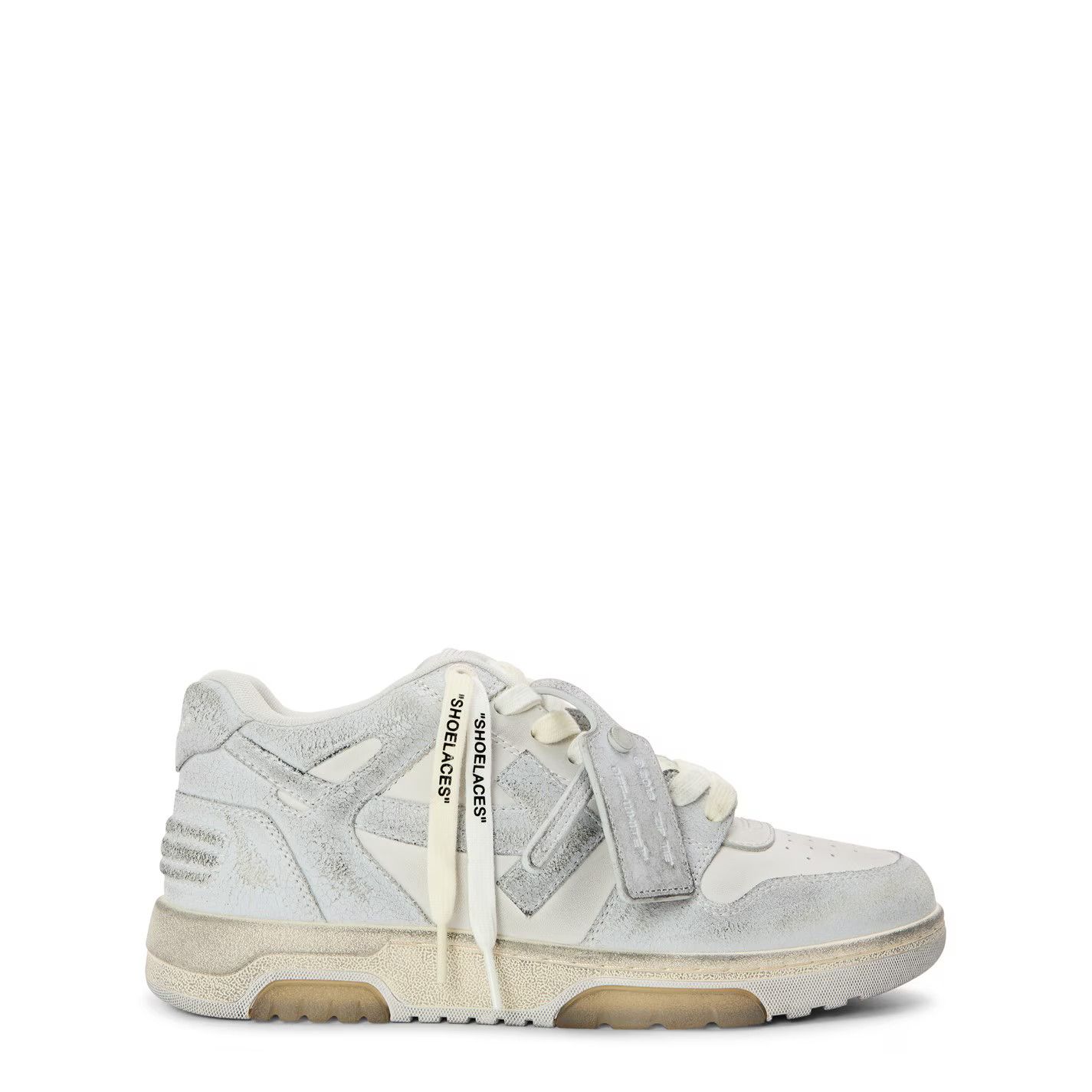Off-White o1g2r1mq0226 Outofoffice Low-Top Trainers in White/Silver Size US 6 / EU 39 - 1 Thumbnail