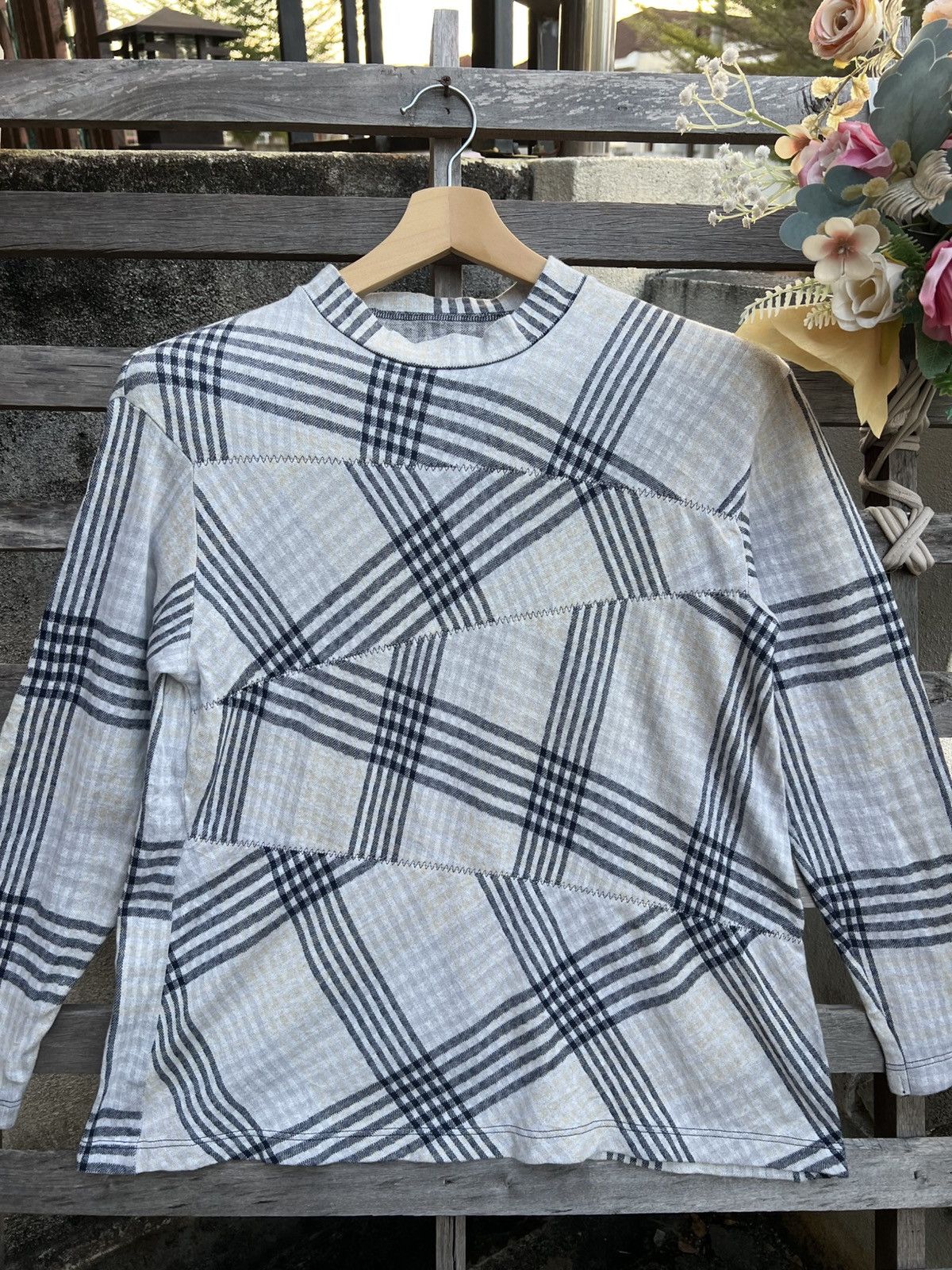Hai Sporting Gear Hai Sporting Gear by Issey Miyake Checkered LongSleeve Shirt Size S / US 4 / IT 40 - 2 Thumbnail