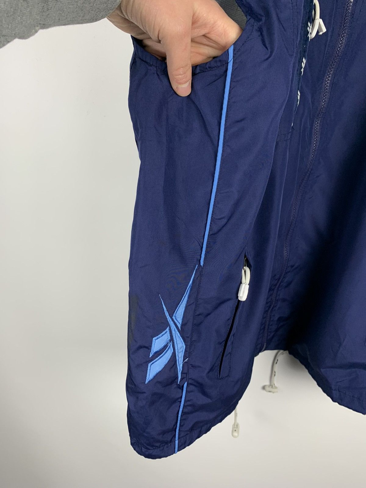 Reebok Vintage Reebok Full Zip Vest Jacket Size 17 Blue Size US S / EU 44-46 / 1 - 4 Thumbnail