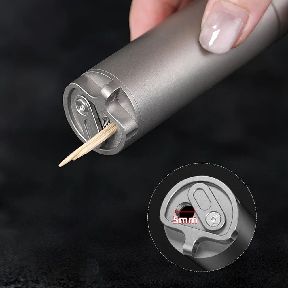 Other Titanium Multifunctional Toothpick Holder Bottle Storage Size ONE SIZE - 1 Thumbnail