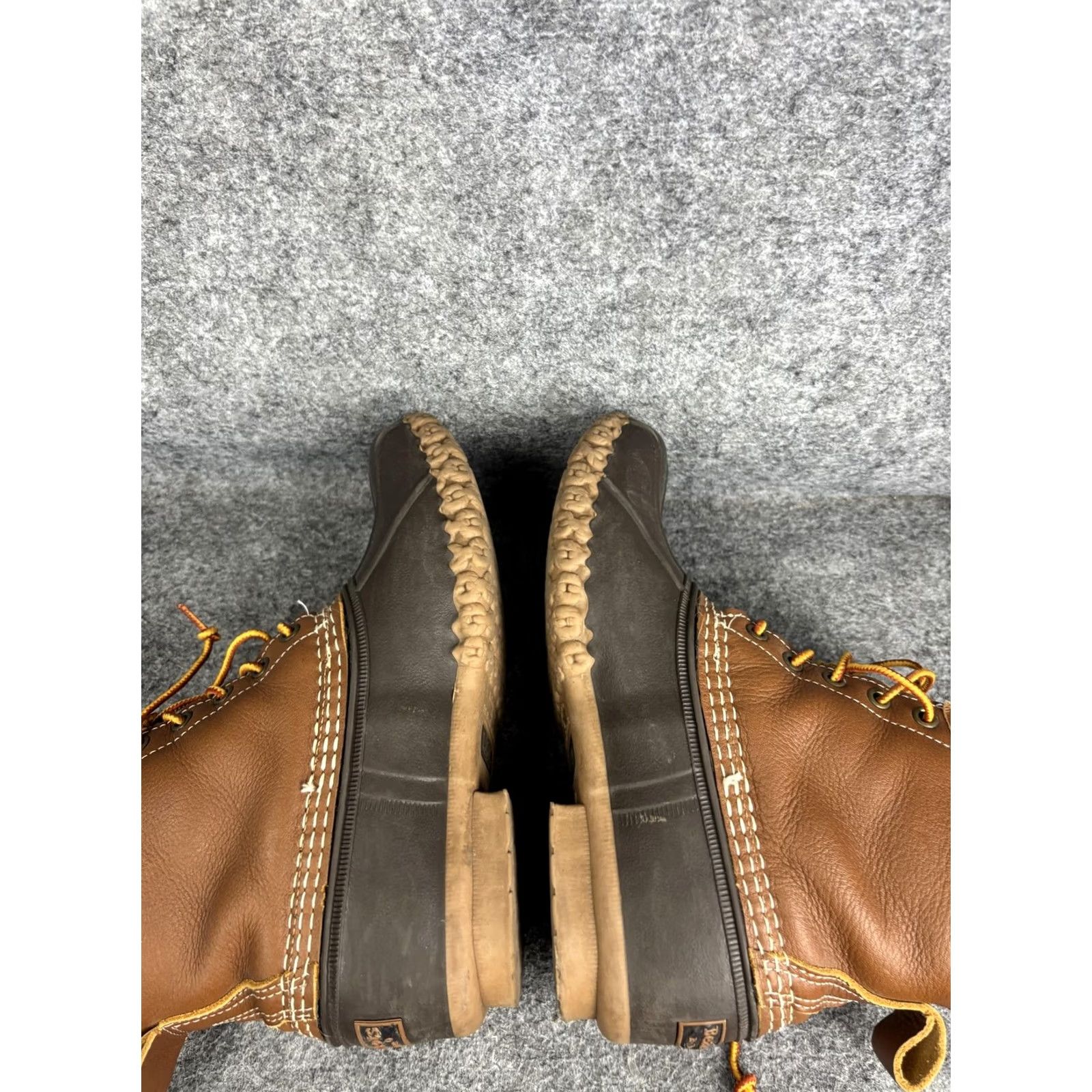 Vintage VINTAGE not right; use: LL Bean Bean Boots Womens 7 Brown Leather Ankle Duck Rain Boots USA Size US 7 / IT 37 - 6 Thumbnail