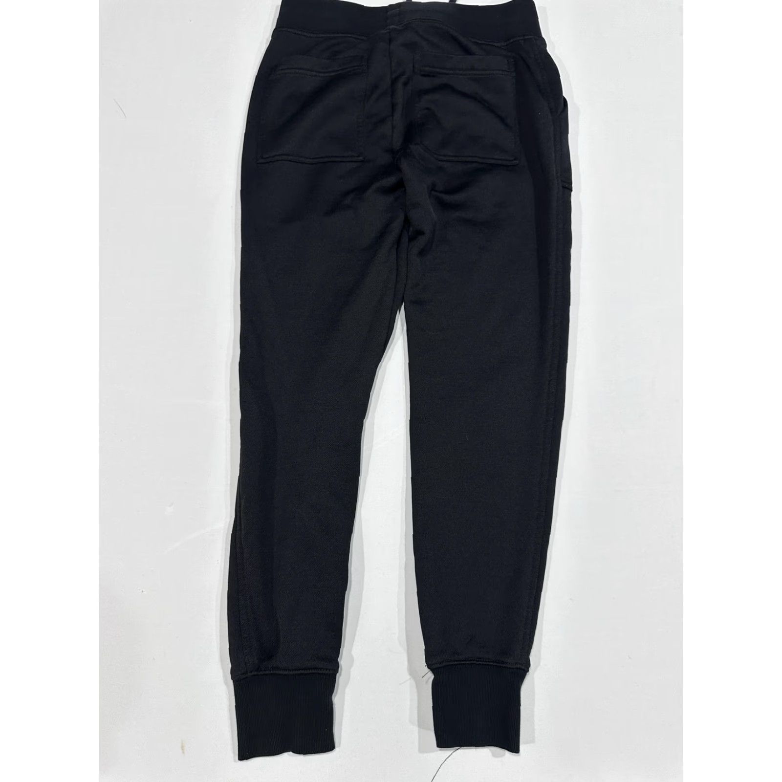 James Perse James Perse Pants Women Size 0 XS Black Jogger Tapered Drawstring Cotton Slim Size 25" / US 0 / IT 36 - 2 Thumbnail