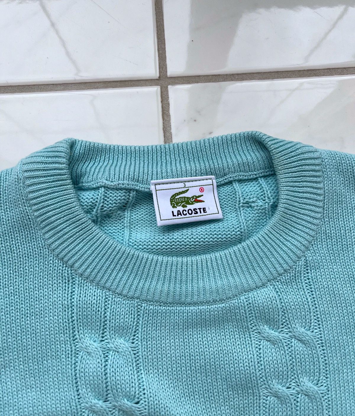 Lacoste × Vintage RARE Vintage 90’s Lacoste Sweater Y2k Size US L / EU 52-54 / 3 - 4 Thumbnail