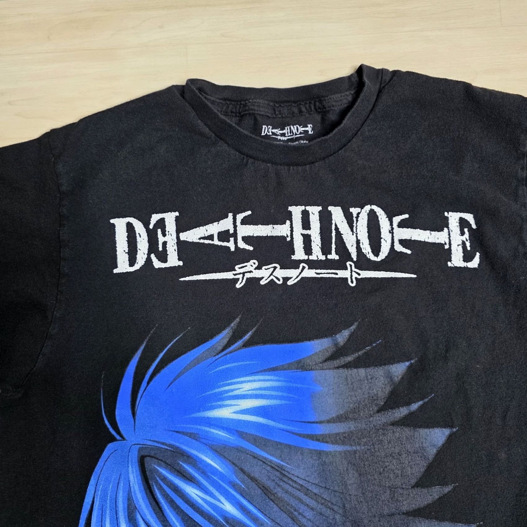 Vintage Anime Death Note Graphic Shirt Black Medium Mens Large Print Viz Media Size US M / EU 48-50 / 2 - 2 Thumbnail