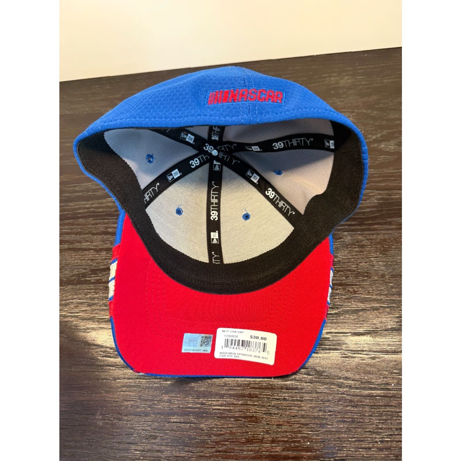 New Era Nascar Hat New Era 39Thirty Flex Racing Cars Mens Medium Blue Size ONE SIZE - 6 Thumbnail