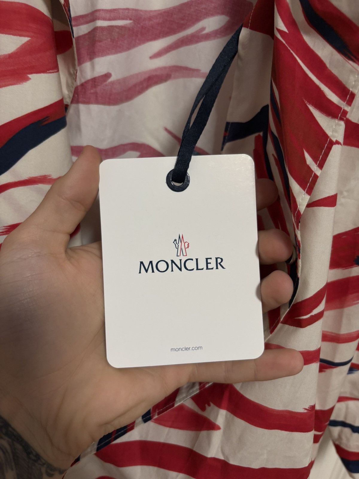 Moncler Moncler Short Sleeved Shirt Size US XL / EU 56 / 4 - 9 Thumbnail