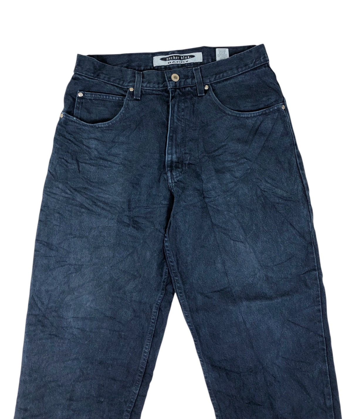 Southpole Anchor Blue Baggy Hip Hop Denim Jeans Size US 32 / EU 48 - 3 Thumbnail