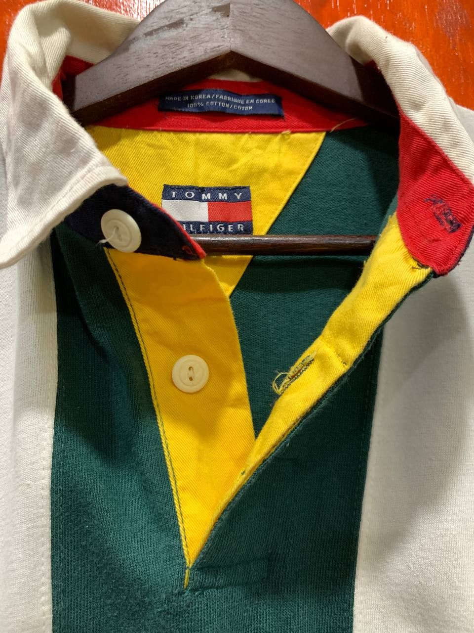 Tommy Hilfiger 1990s TOMMY HILFIGER SAILING GEAR TSHIRT Size US L / EU 52-54 / 3 - 7 Thumbnail