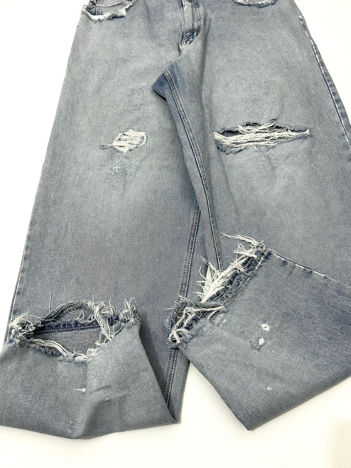Marc Buchanan × Pelle Pelle Pele Pele Marc Buchanan Distressed Beggy Jeans Size US 36 / EU 52 - 5 Thumbnail