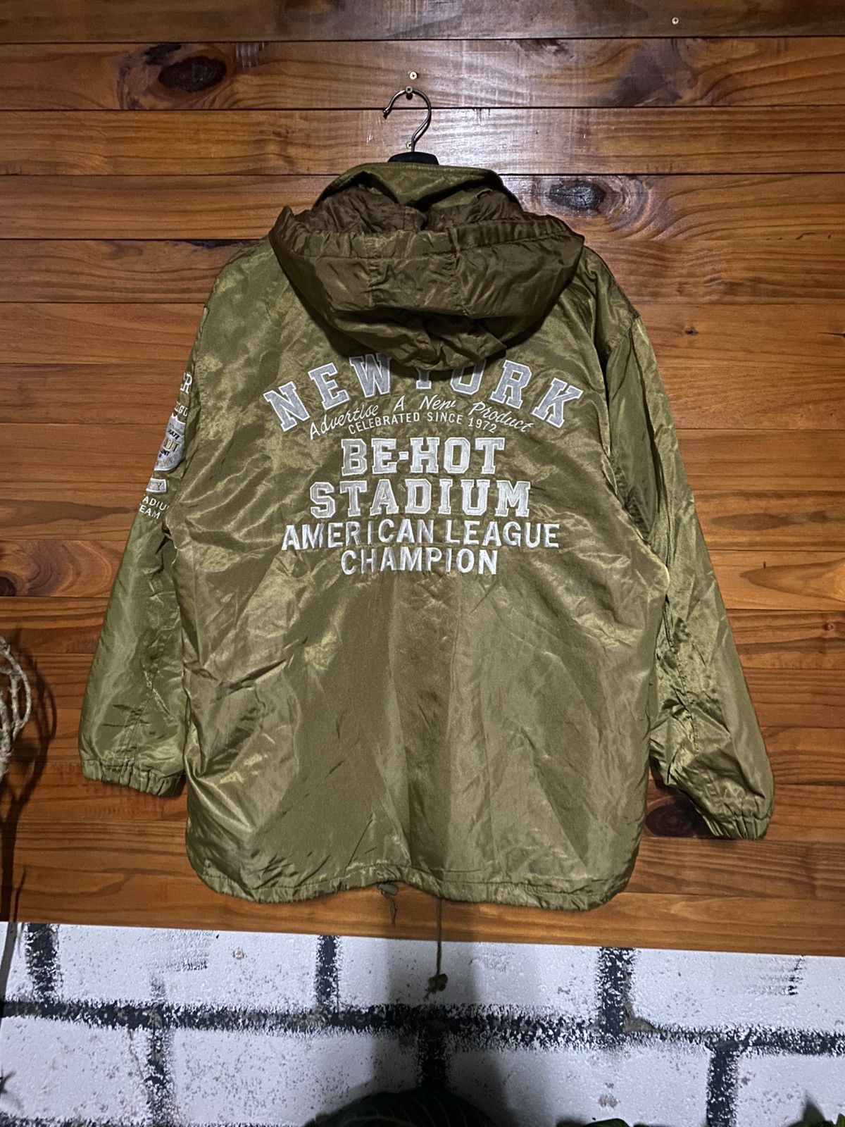 Japanese Brand Vintage OP International “New York Stadium” Coach Jacket Size US M / EU 48-50 / 2 - 9 Thumbnail