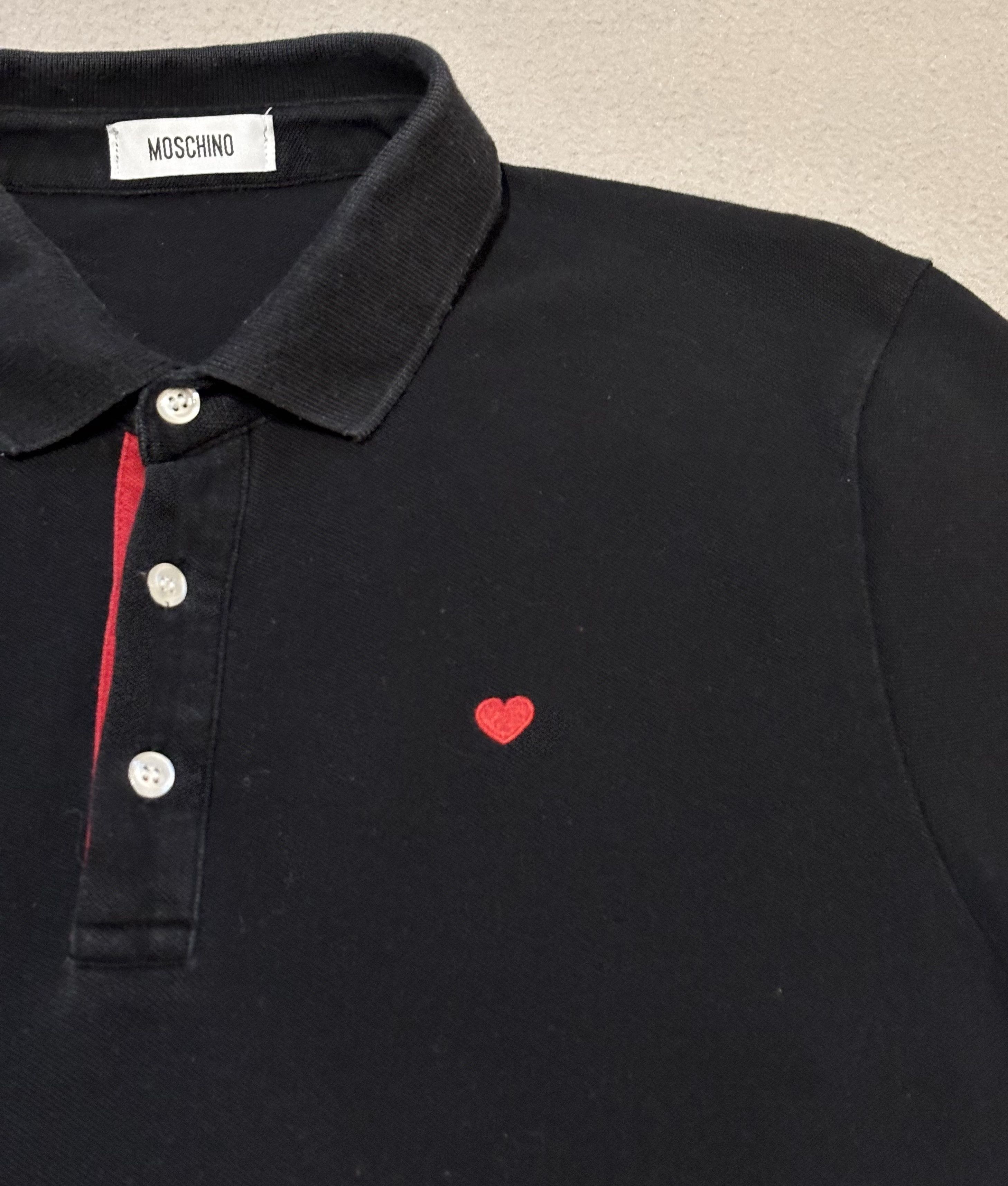 Moschino Moschino Black Polo Shirt Size M Size US M / EU 48-50 / 2 - 9 Thumbnail