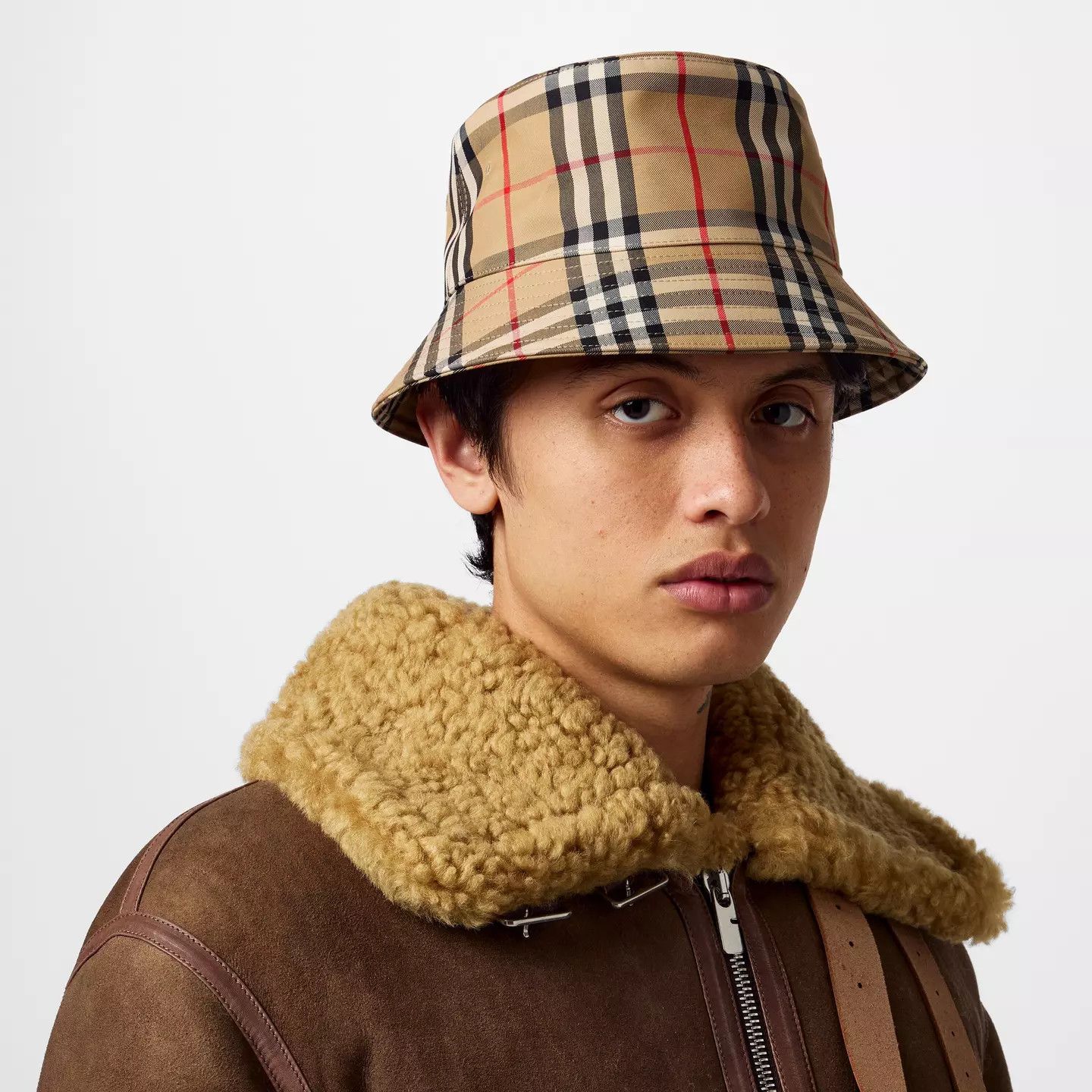 Burberry o1g2r1mq0426 Size:S / Nova Check Bucket Hat / Cap Multicolor Size ONE SIZE - 2 Thumbnail
