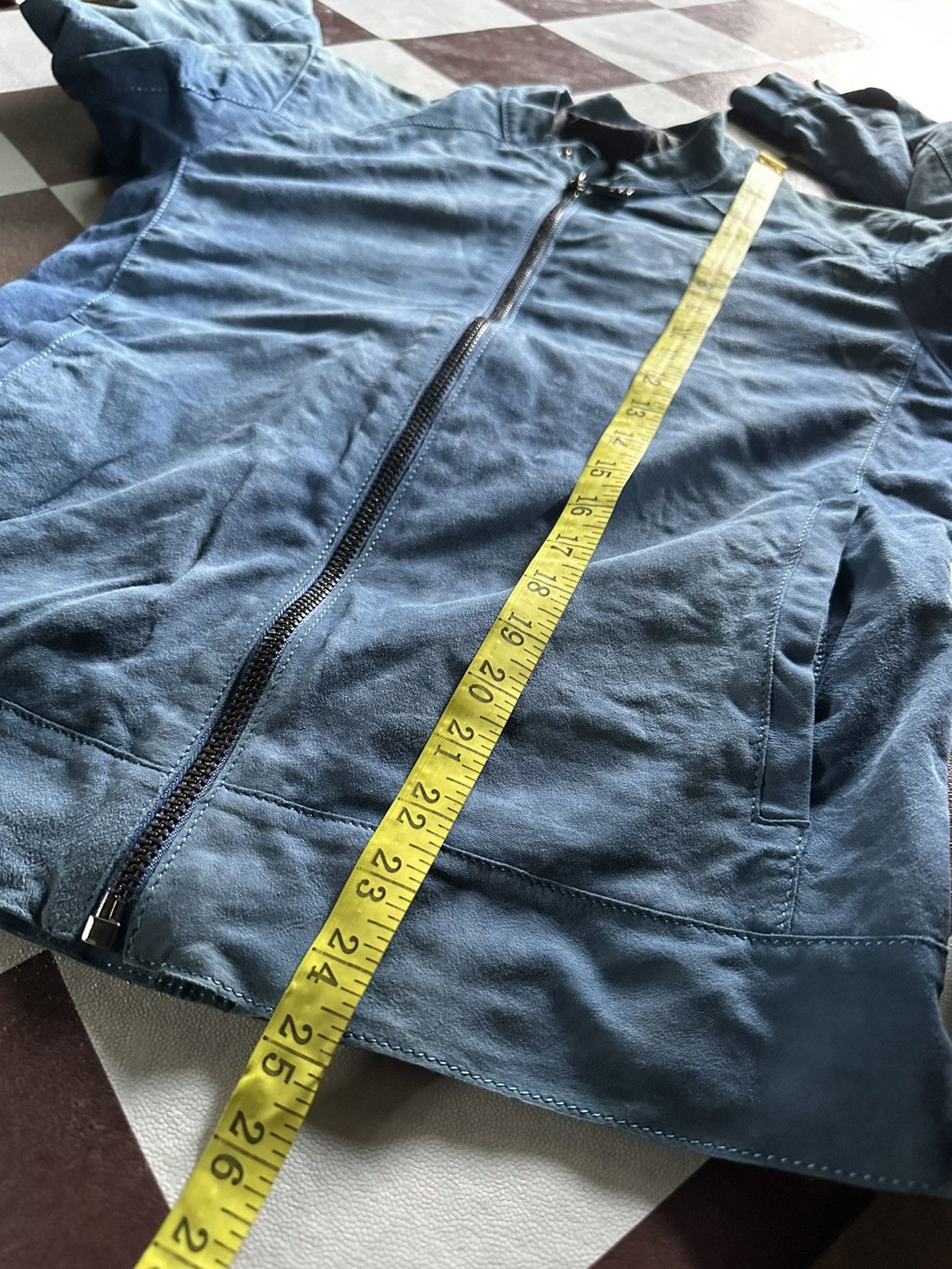 Zara Zara leather blue jacket Size US S / EU 44-46 / 1 - 11 Thumbnail