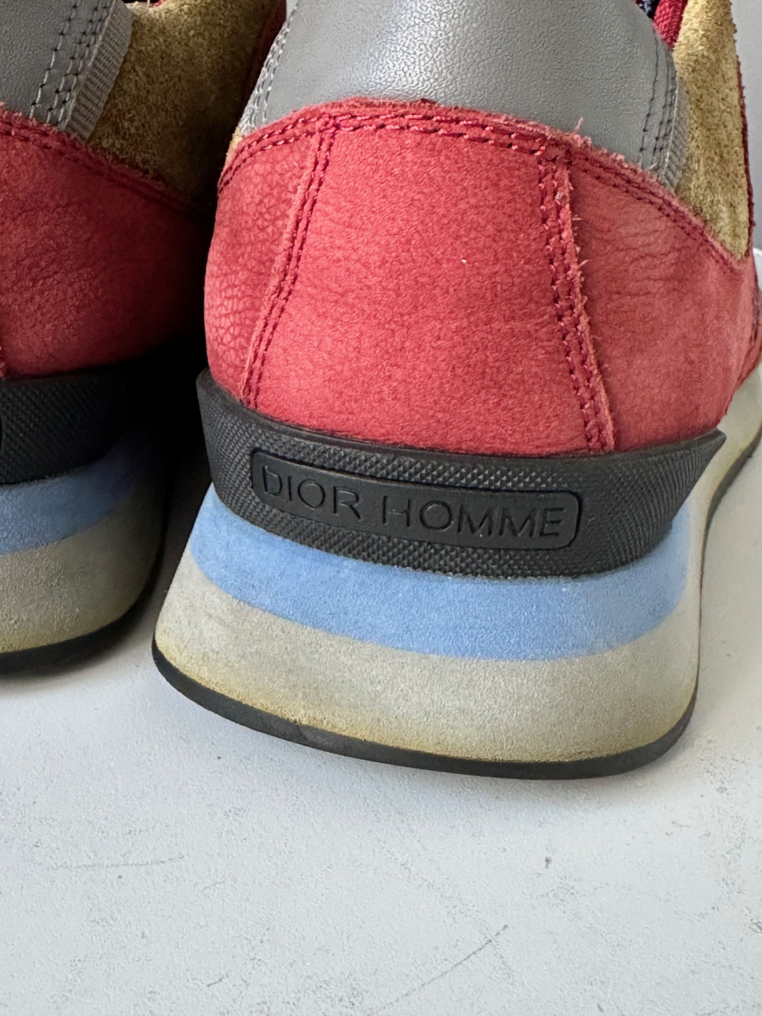 Dior 2014 A/W DIOR Homme low top suede sneakers Multicolor Size US 10 / EU 43 - 8 Thumbnail