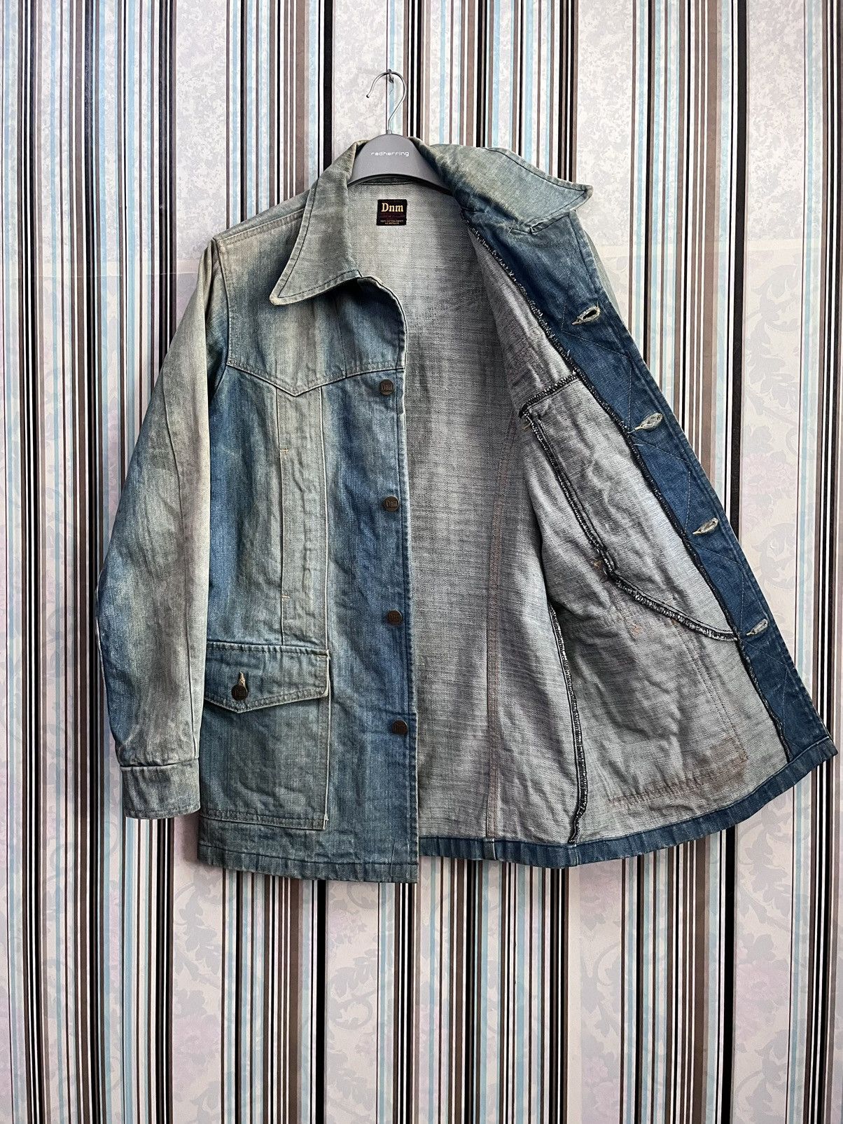 Denime DNM-J union made sanforized distress #A2 Size US M / EU 48-50 / 2 - 2 Thumbnail