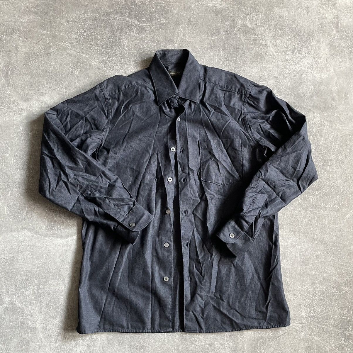 Ermenegildo Zegna Ermenegildo Zegna Shirt Blue Size M button up old money lux Size US M / EU 48-50 / 2 - 1 Thumbnail