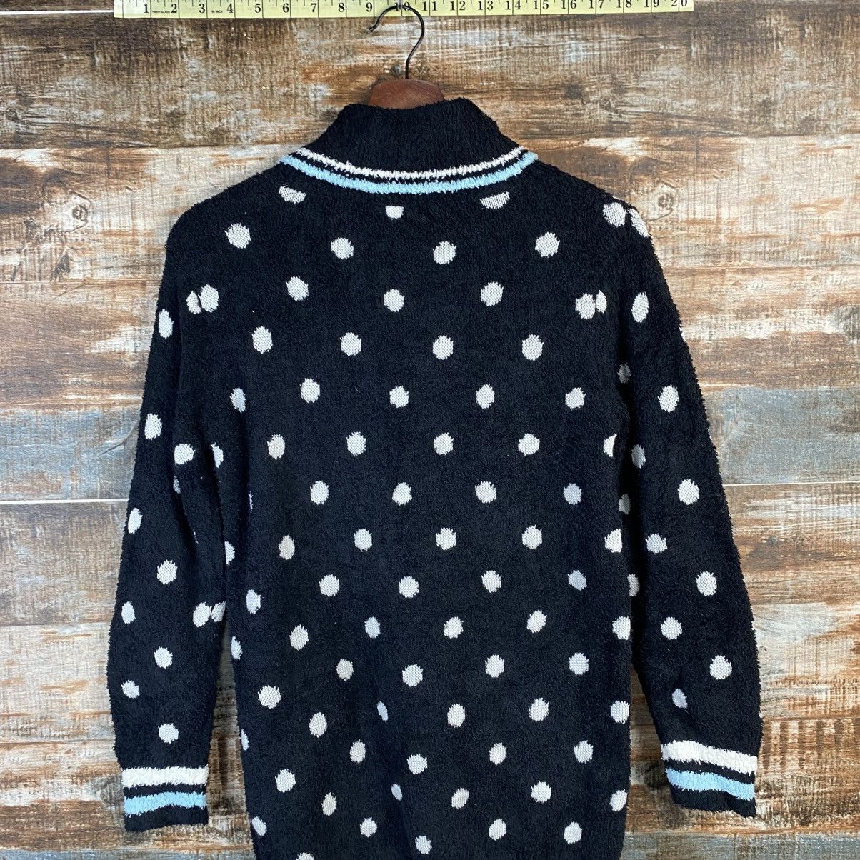 Japanese Brand DL Spice Lip Black Knitwear fur sweatshirt #C1062 Size S / US 4 / IT 40 - 13 Thumbnail