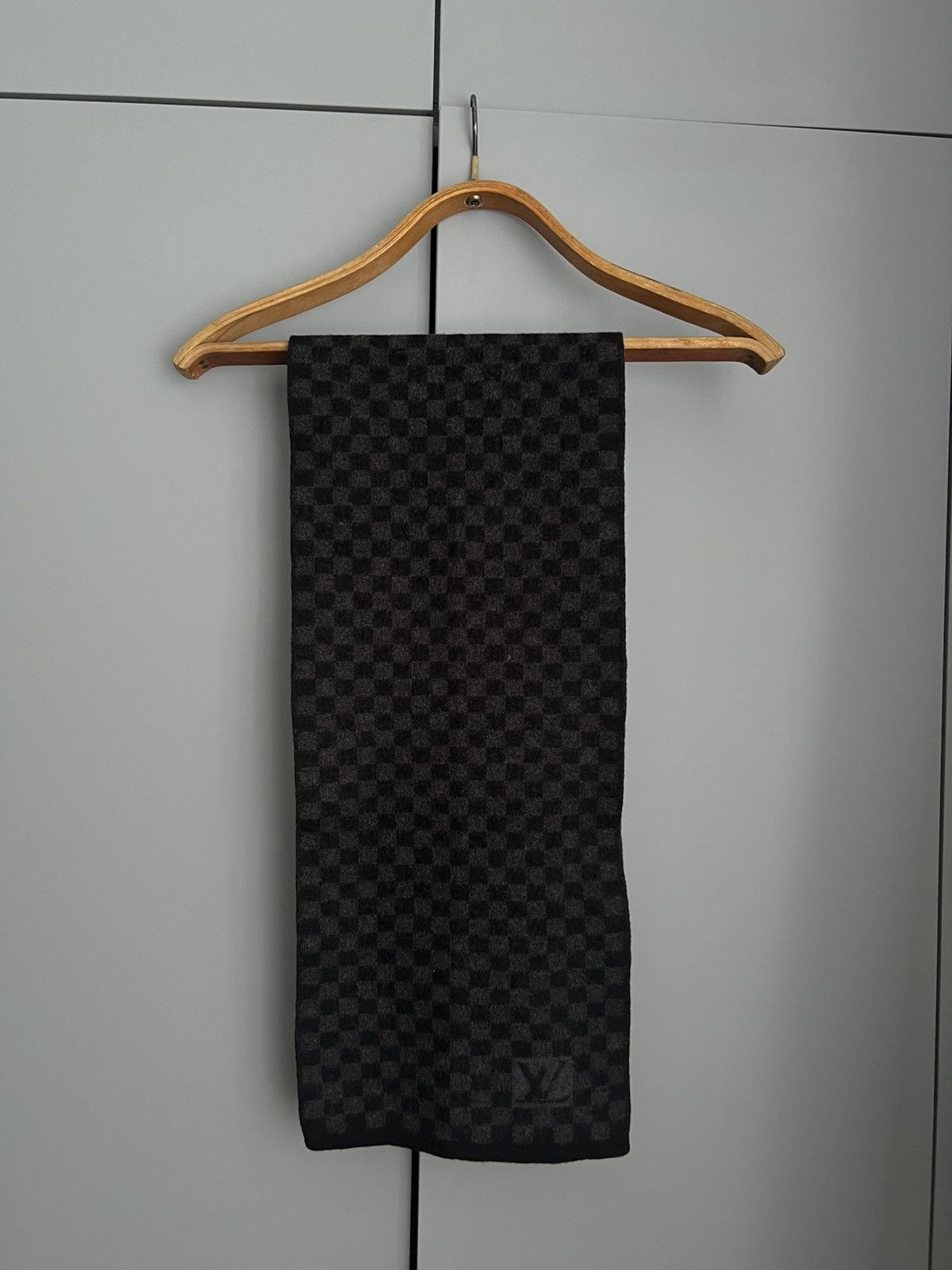 Louis Vuitton Louis Vuitton vintage monogram wool scarf Size ONE SIZE - 2 Thumbnail