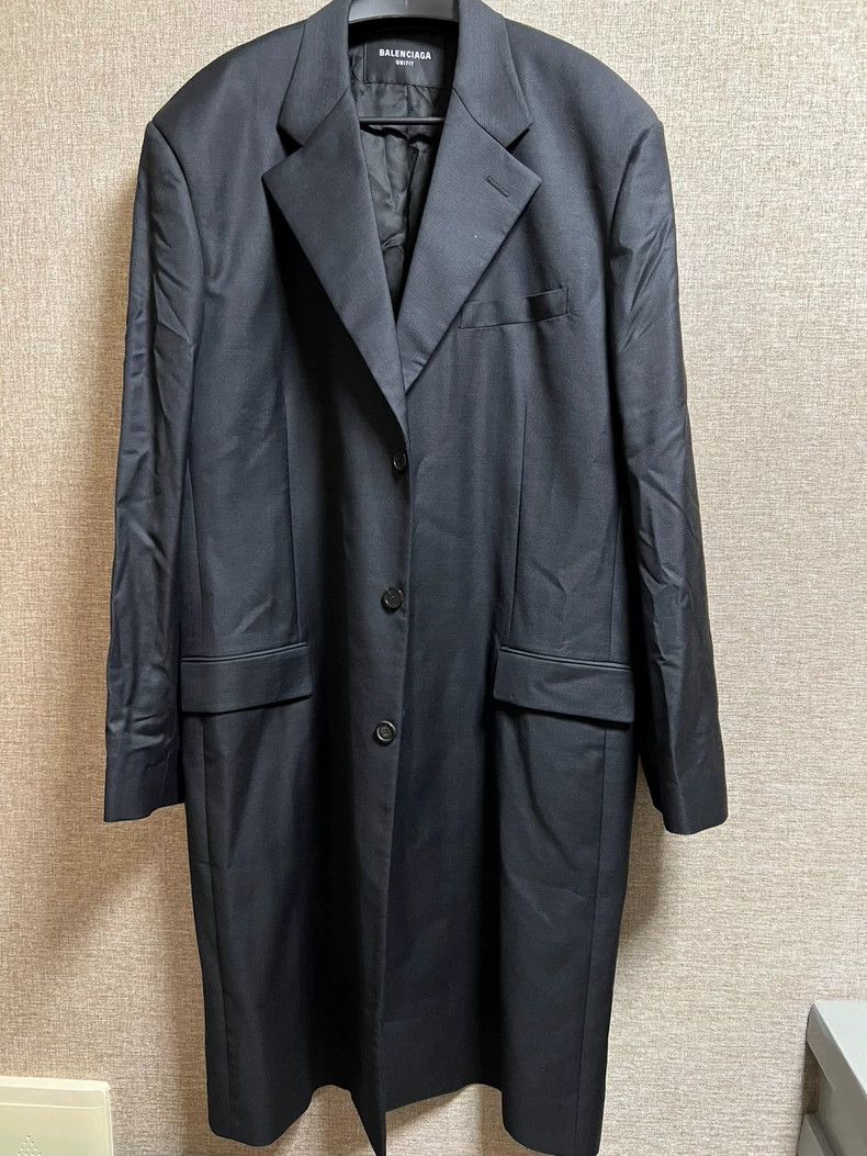 Balenciaga Balenciaga Sleeve Patch Logo Plaid Suit Windbreaker Jacket Size US XS / EU 42 / 0 - 1 Thumbnail
