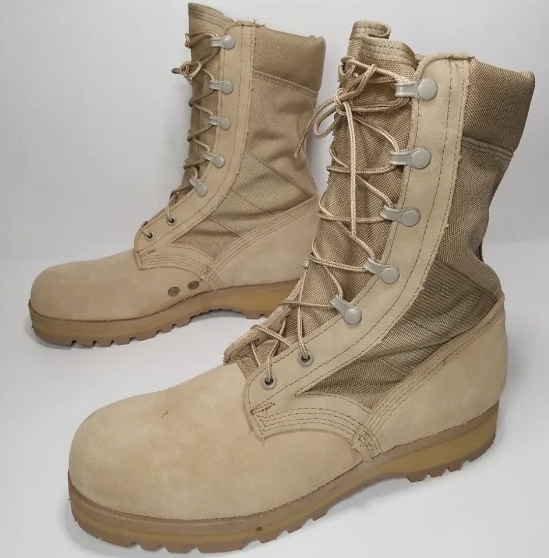 Other Vintage Desert Tan Military Combat Boots Size US 10 / EU 43 - 5 Thumbnail