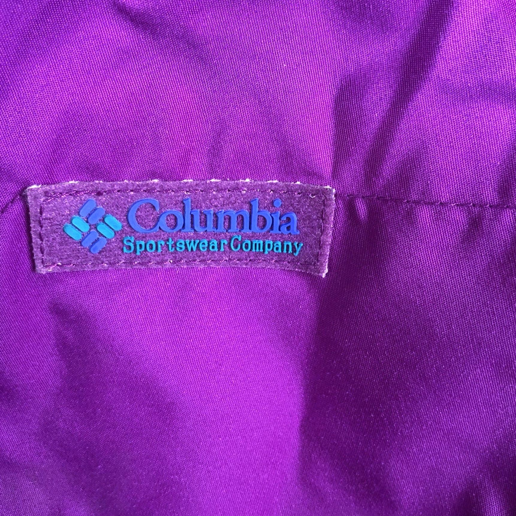Vintage VINTAGE Columbia Jacket Womens Large Purple Windbreaker Neon Radial Sleeve Coat Size L / US 10 / IT 46 - 6 Thumbnail